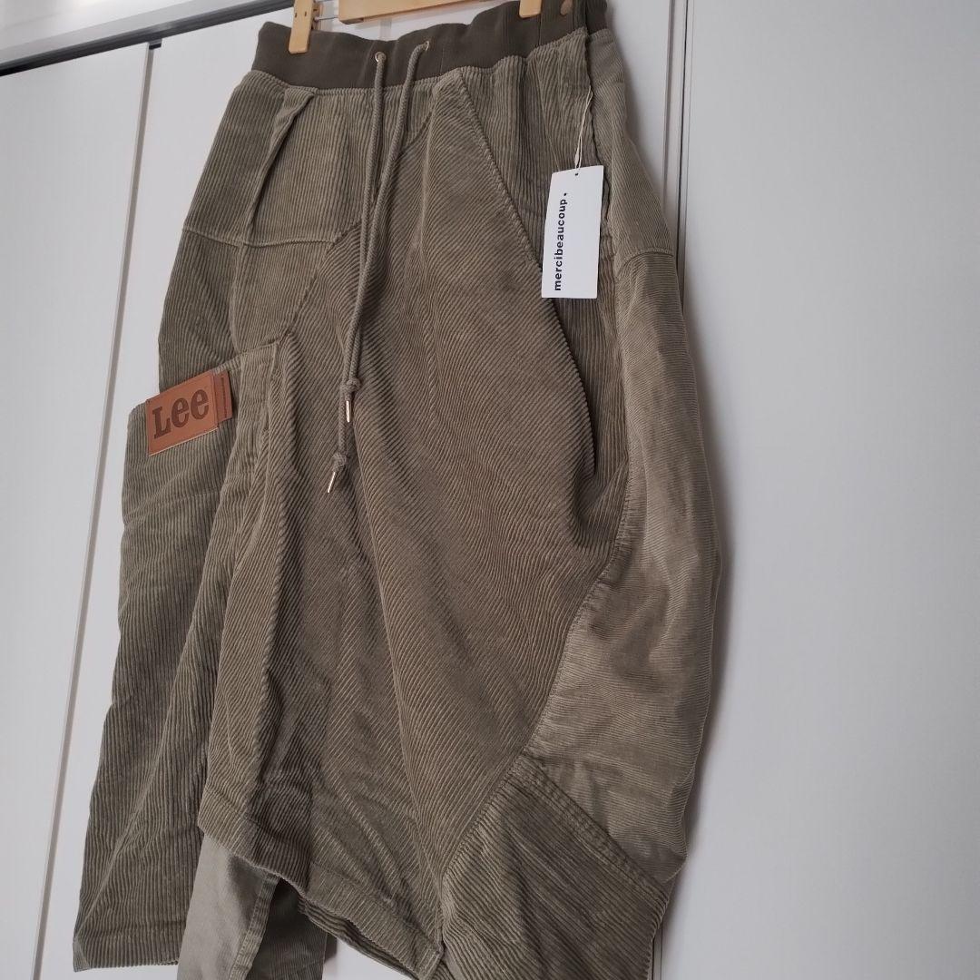 新品タグ付き mercibeaucoupメルシーボークー 変形スカート Lee