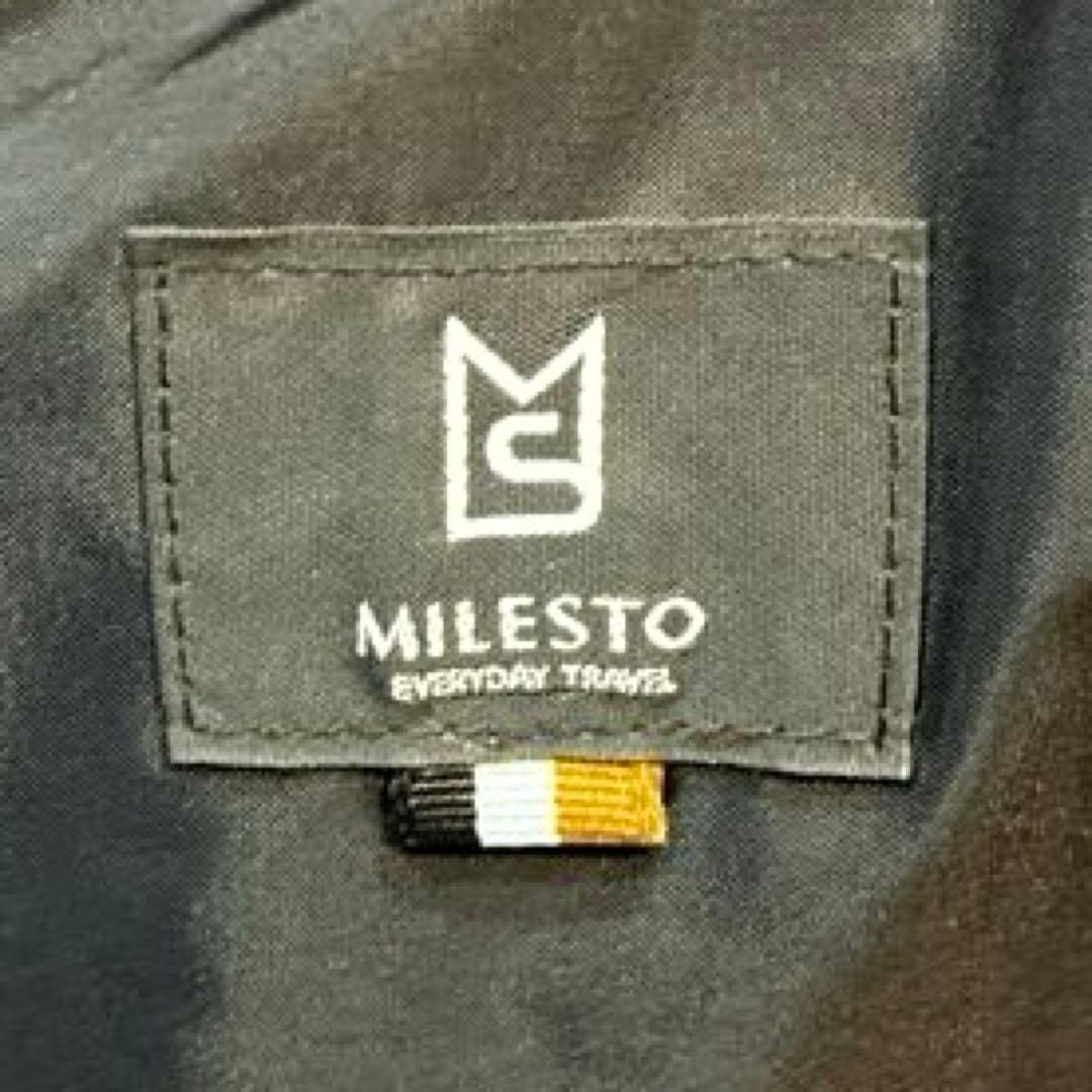 【美品】MILESTO STLAKT バックパック リュック　ヘザーブラック