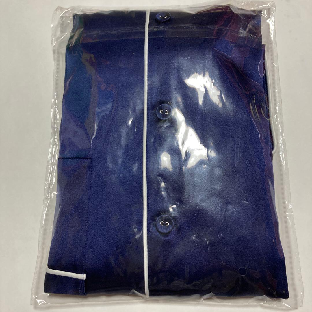 COCO SILK ネイビー パジャマSサイズ　シルク100%