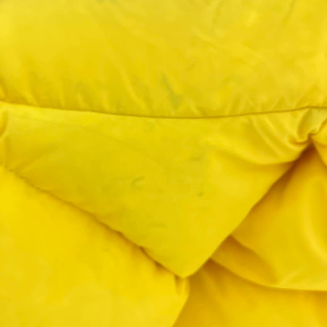 FIRST DOWN ダウンジャケット 黒/黄色 Mサイズ