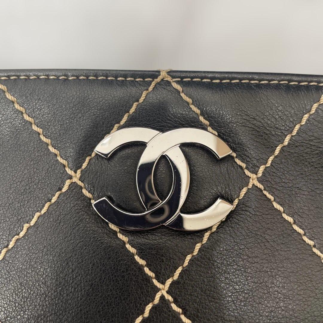 CHANEL ブラック ワイルドステッチ　バッグ