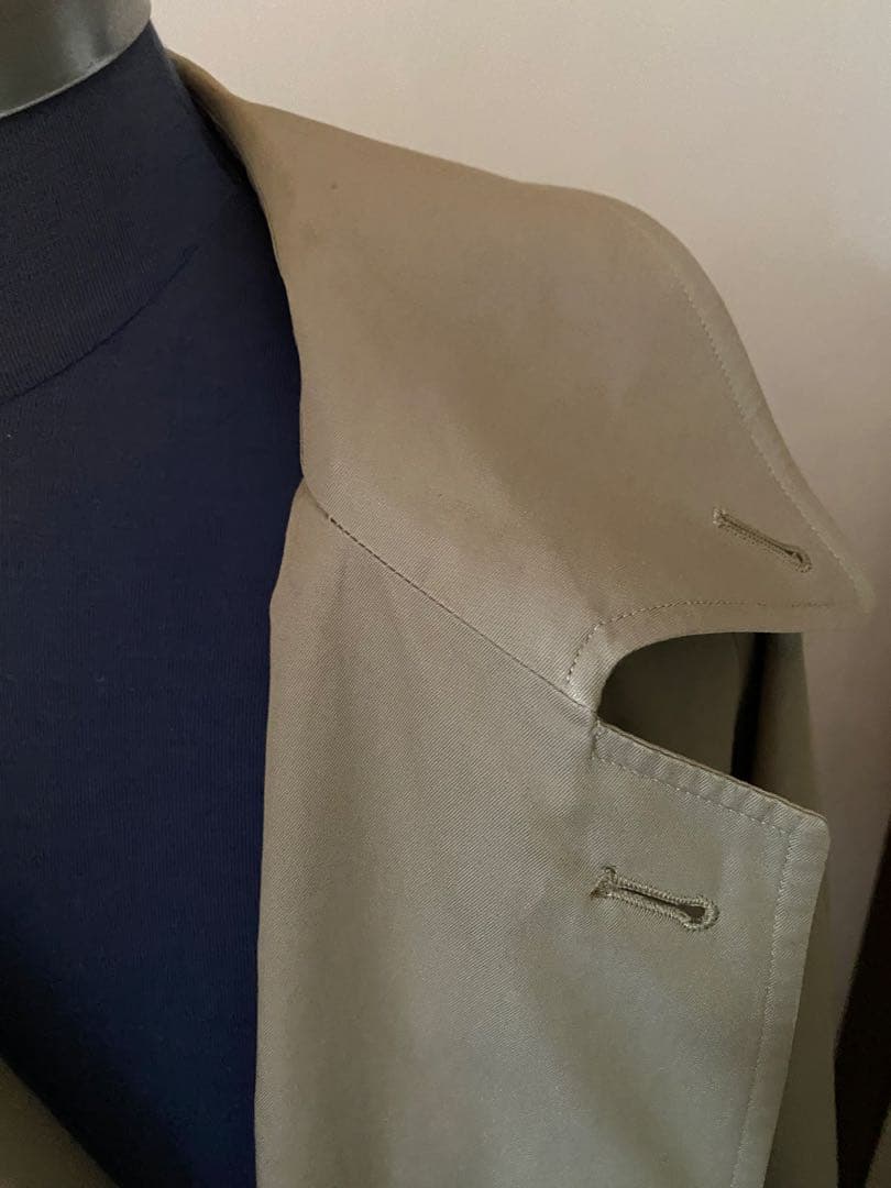 レア1枚袖！イギリス製バーバリーズ　プローサムステンカラーコート