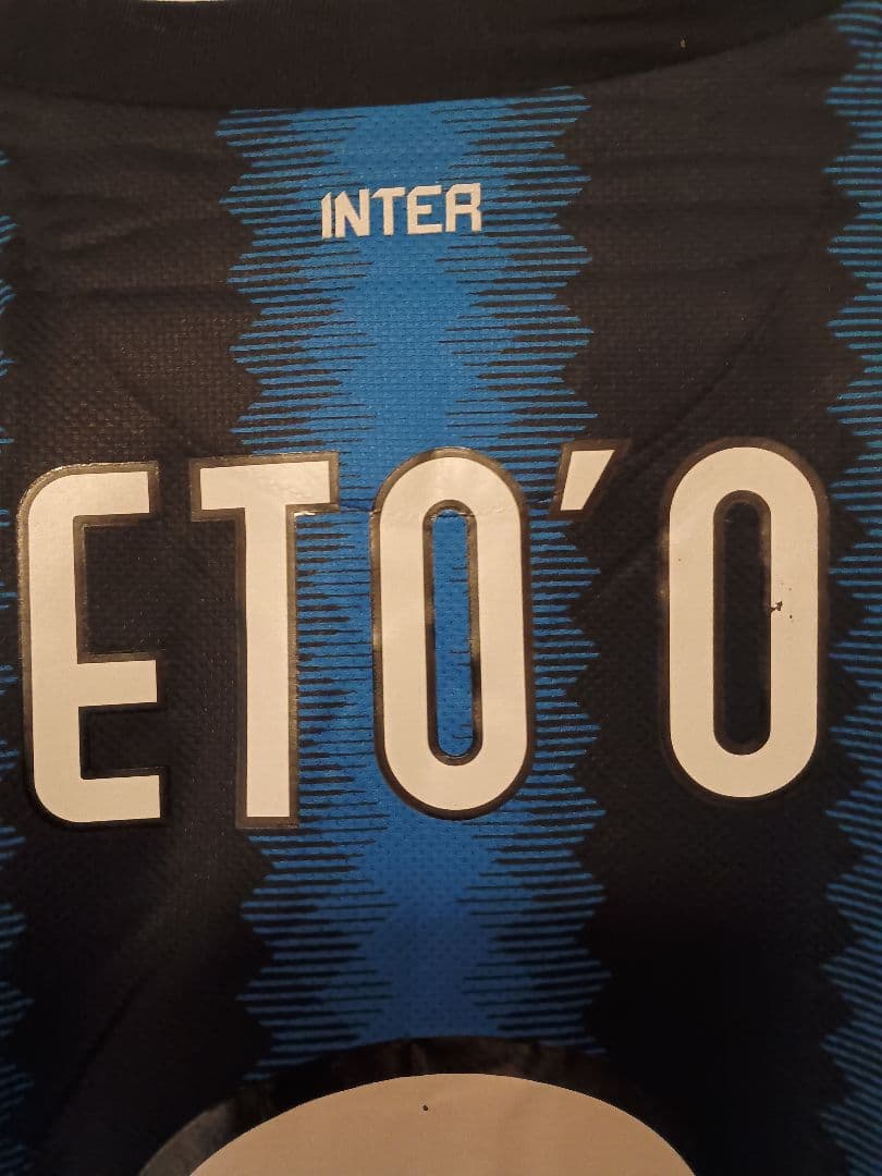 【CL王者 選手仕様】エトー インテル 10-11 オーセンティック 正規品