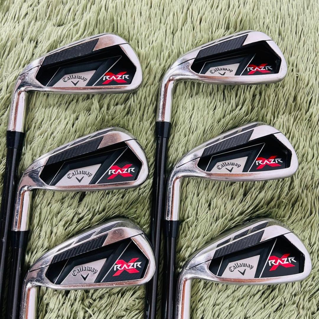 キャロウェイ レーザーX レフティ アイアン6本セット メンズゴルフ 初心者