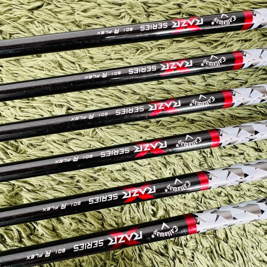 キャロウェイ レーザーX レフティ アイアン6本セット メンズゴルフ 初心者