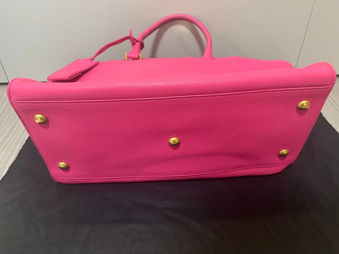 SAINT LAURENT PARIS サンローランパリ　ピンク レザー バッグ