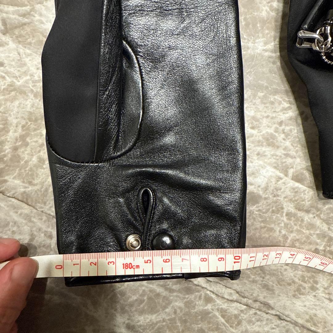 【新品・未使用】PRADA プラダ リナイロン×レザー 手袋 グローブ 8.5