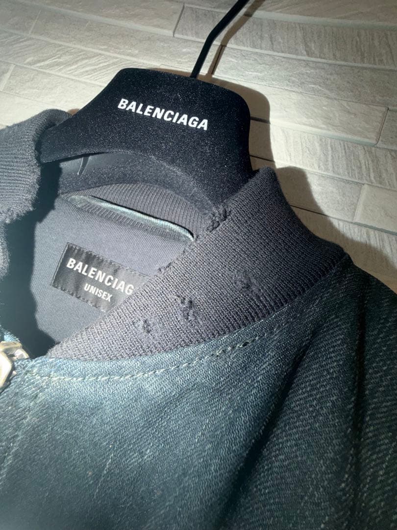 BALENCIAGA バレンシアガ デニムボンバージャケット (希少XSサイズ)