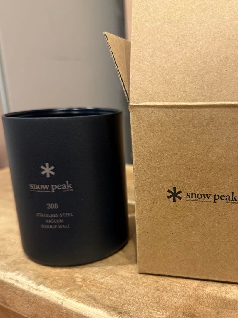スノーピーク真空セラミックコートマグ300ブラック