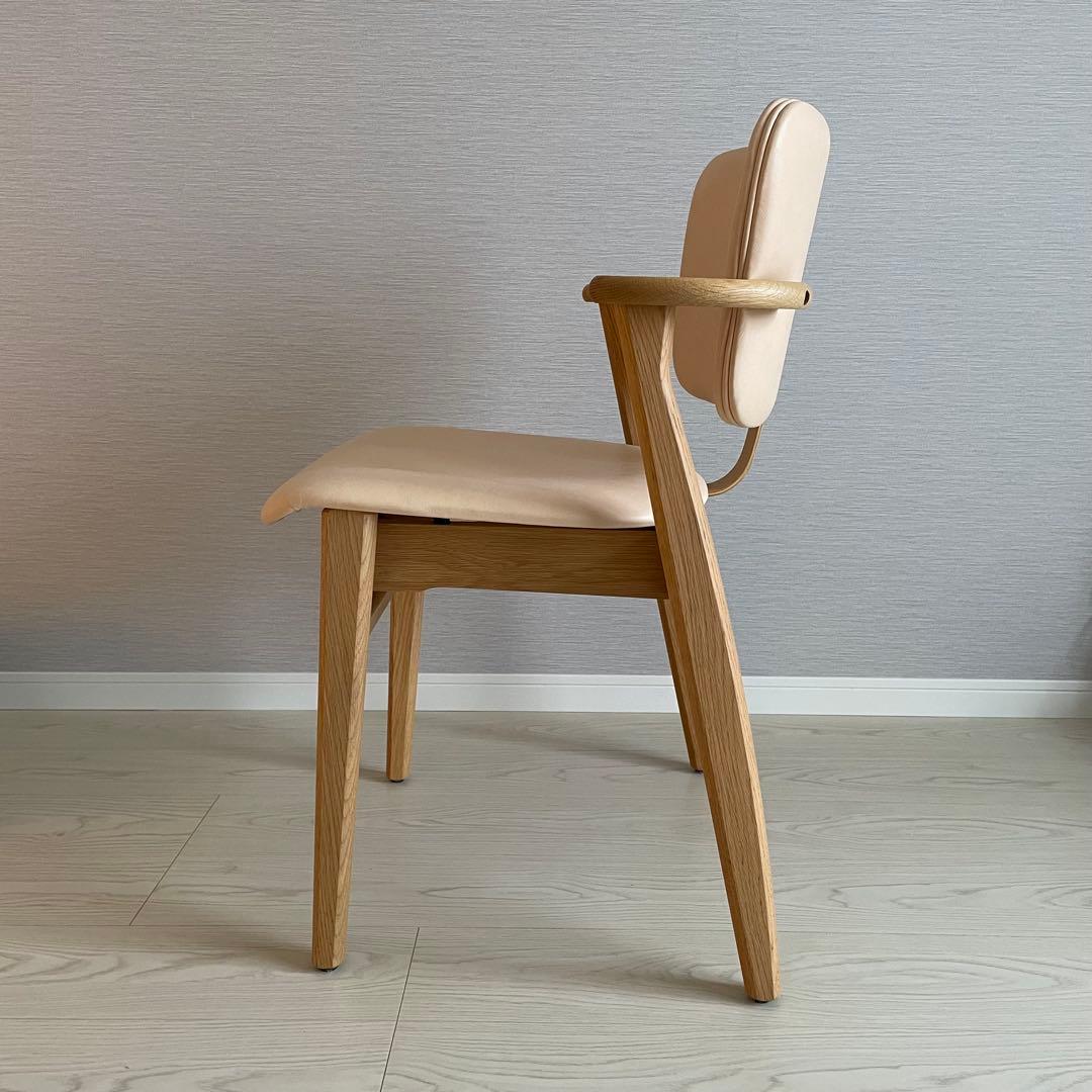 Domus Chair (ドムスチェア)オーク革張りナチュラルレザー