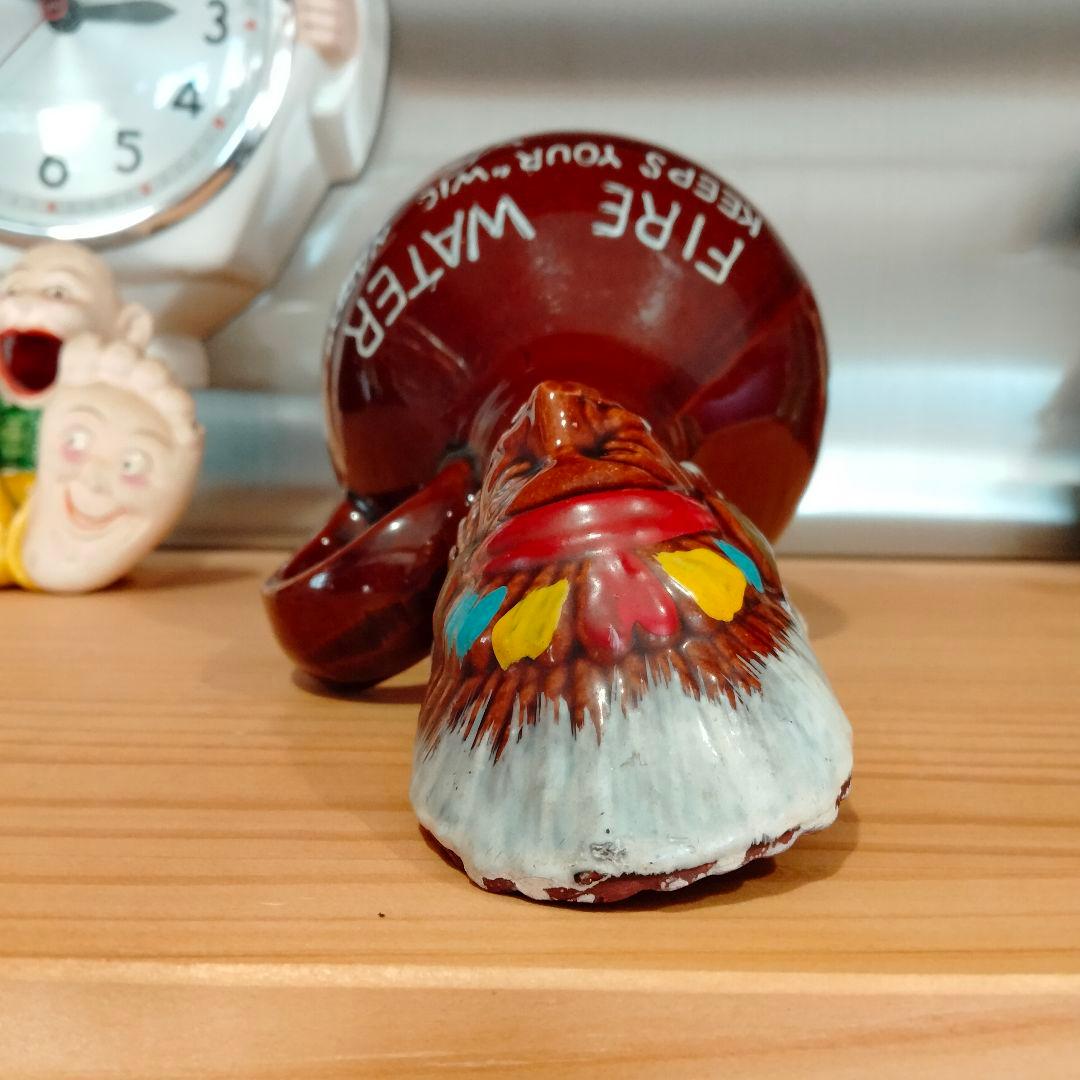 ビンテージ インディアン デカンタ 置物 ナバホ ハーレー 3