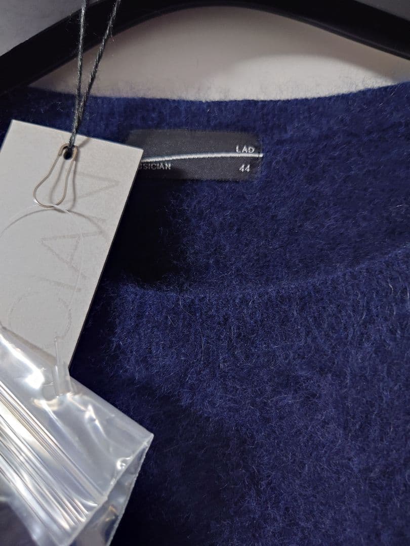 LAD MUSICIAN 20AW ラクーンニット プルオーバー ネイビー - メルカリ