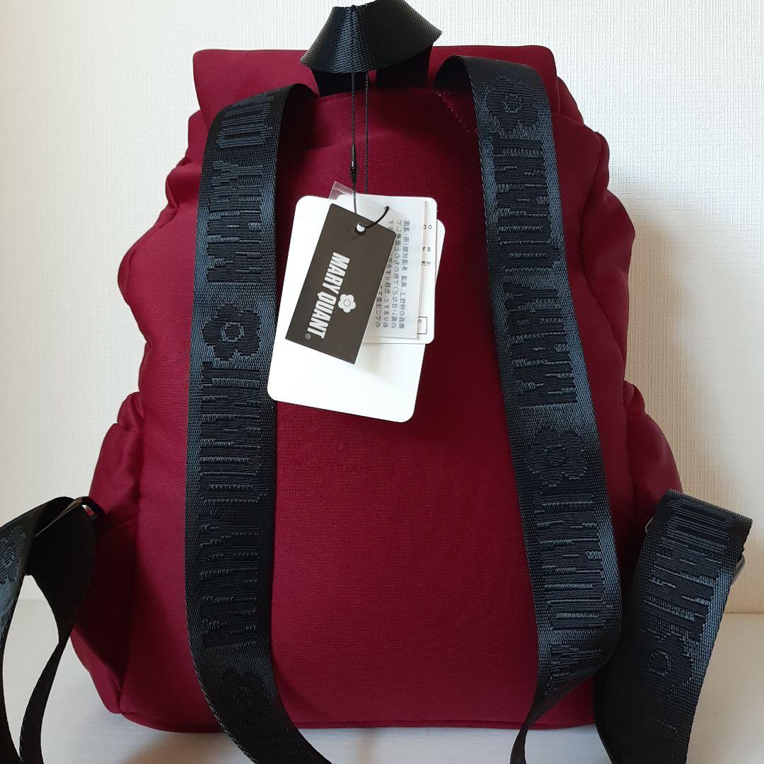 新品未使用】MARY QUANT ジャージカラビナ リュック（ボルドー
