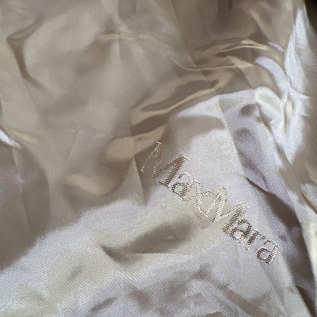 【MaxMara】ロングコート ステンカラーコート　カシミヤ混　キャメル