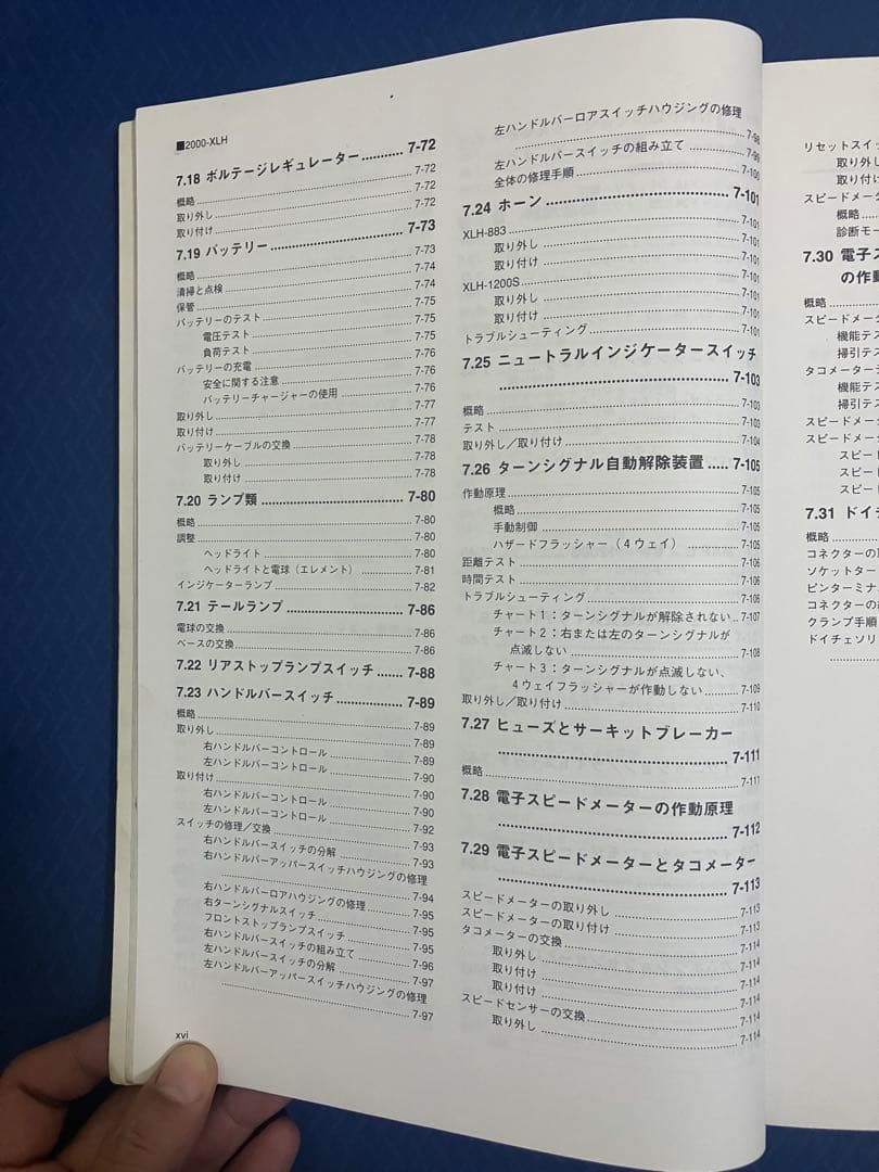 ハーレー　2000年　スポーツスター　 サービスマニュアル 日本語版　貴重