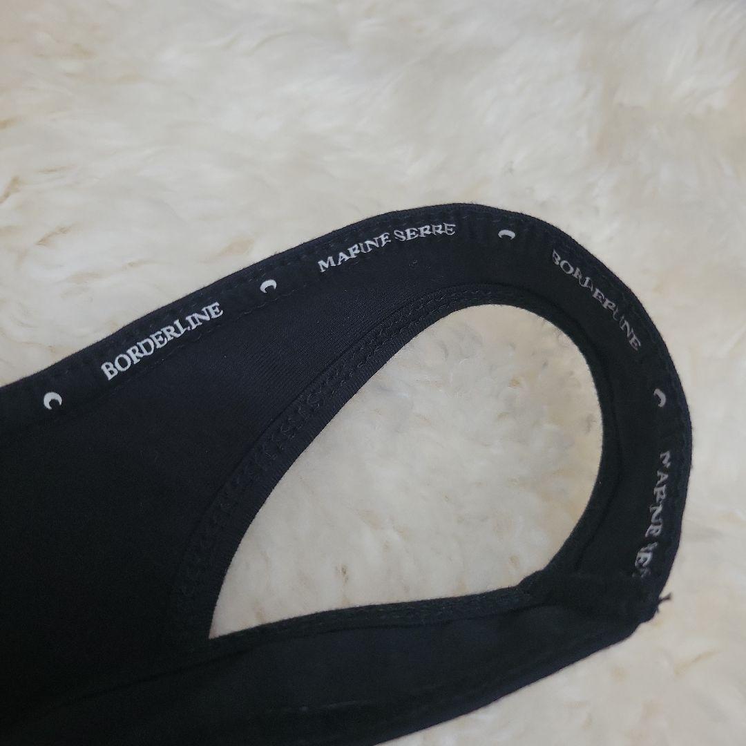 MARINE SERRE ブラック スポーツブラ
