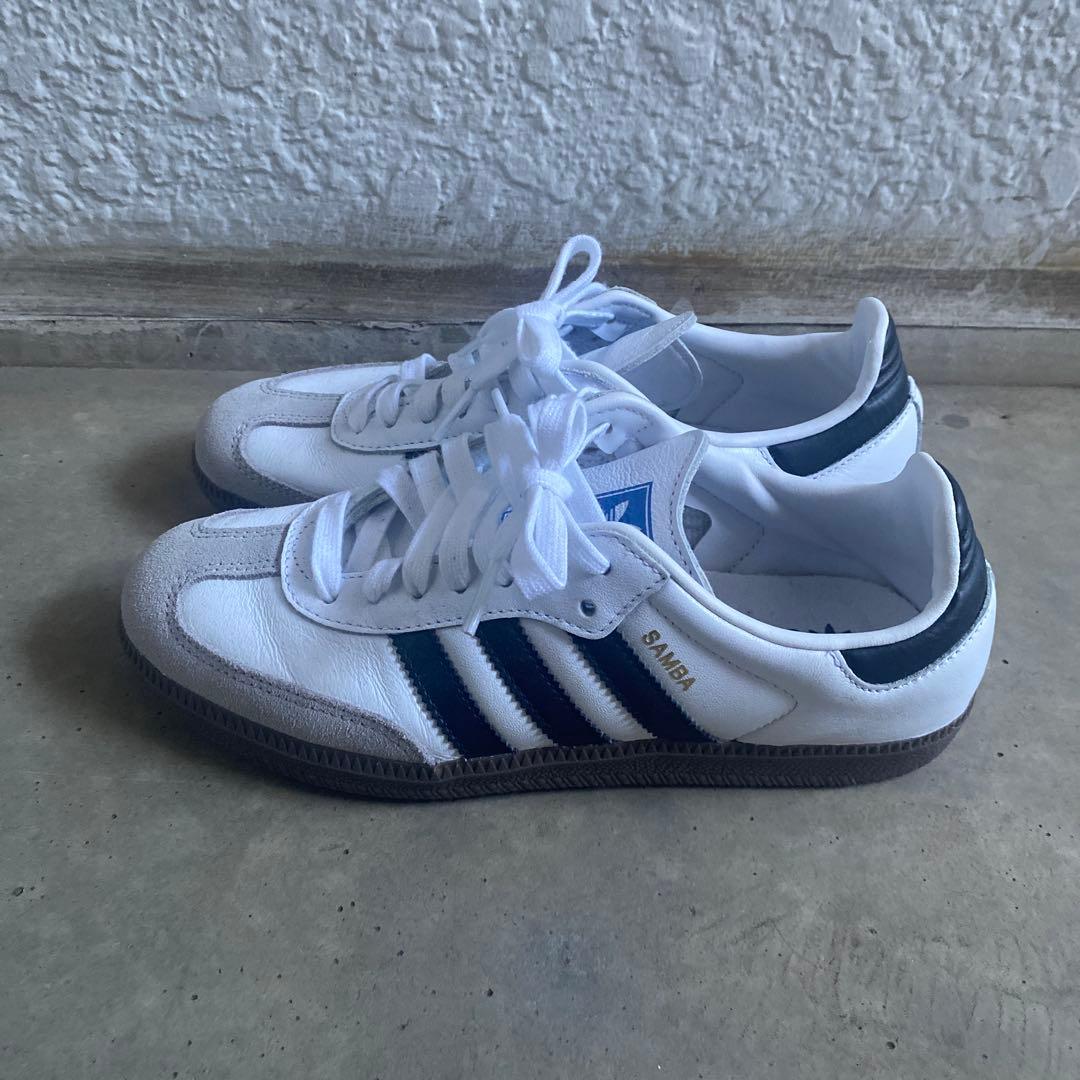 adidas samba og ホワイト 23.5cm（UK5）