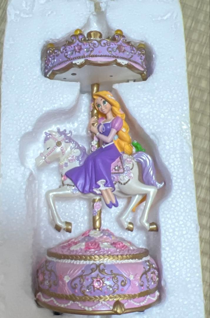ラプンツェル オルゴール メリーゴーランド 回転木馬 完売品 廃盤 レア