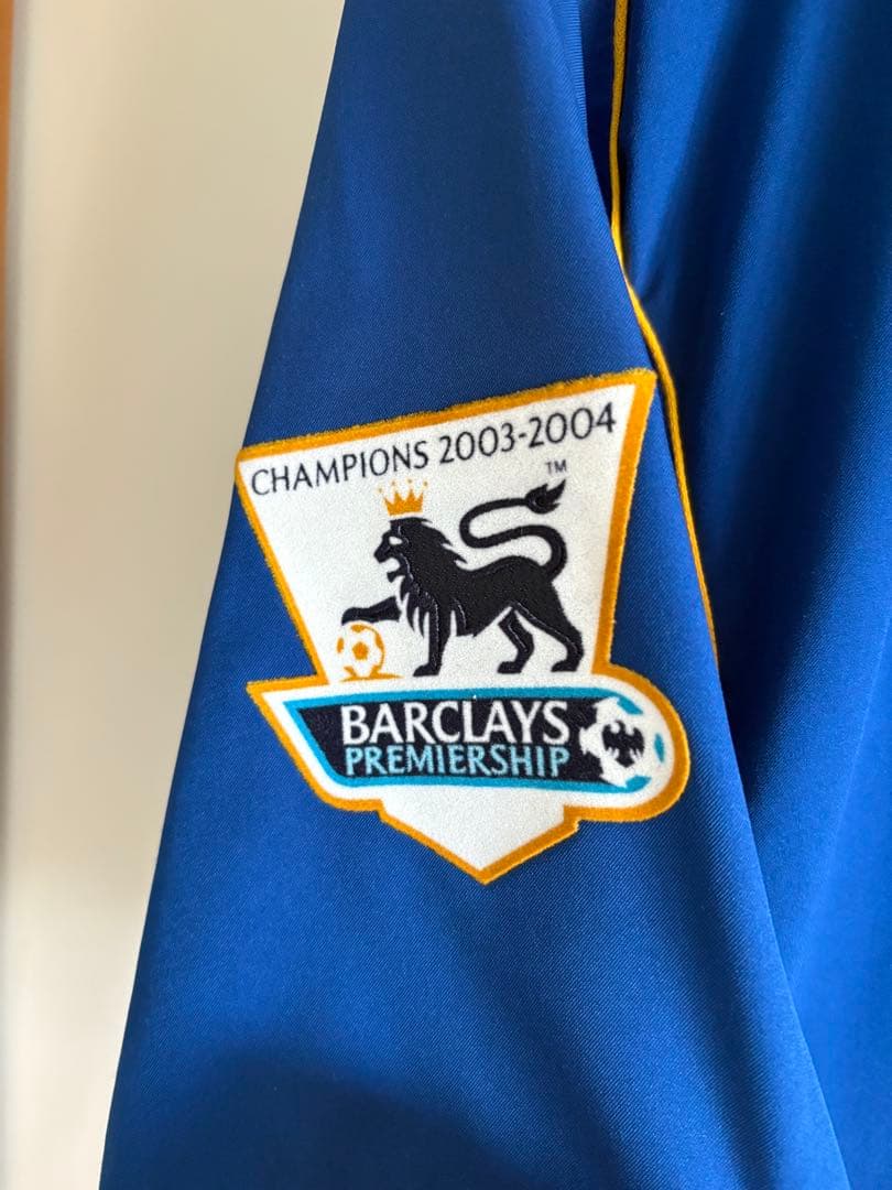 04-05 アーセナルユニフォーム　ティエリアンリ　プレミアリーグ優勝パッチ