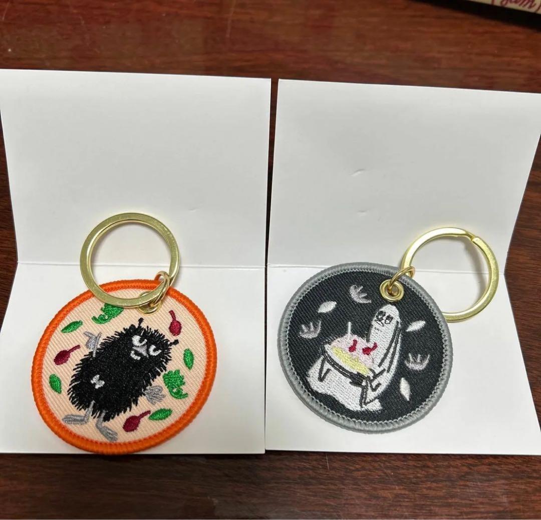 ムーミンバレーパーク/刺繍キーリング スティンキー＆おばけ2個セット
