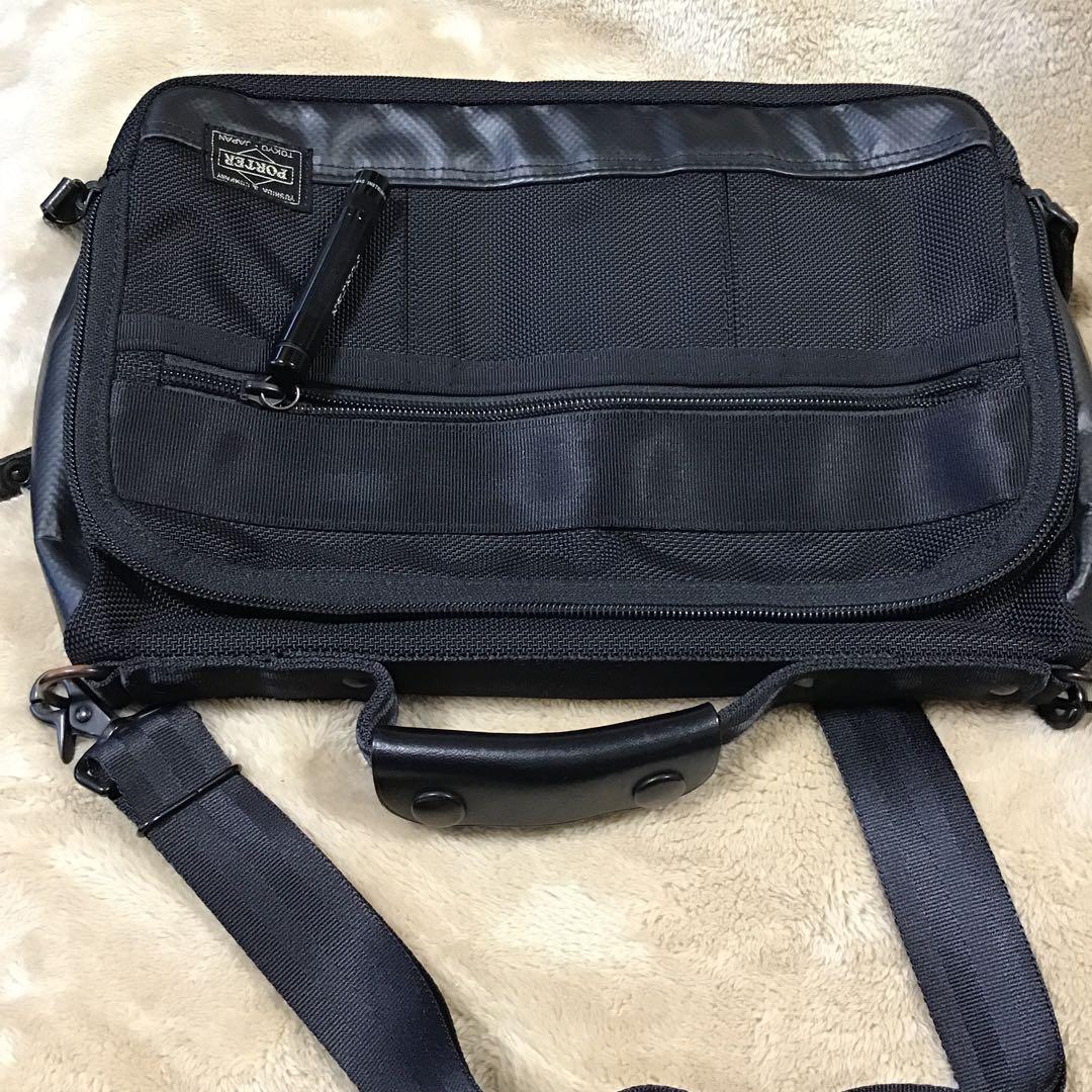 PORTER ブラック ショルダーバッグ JAL
