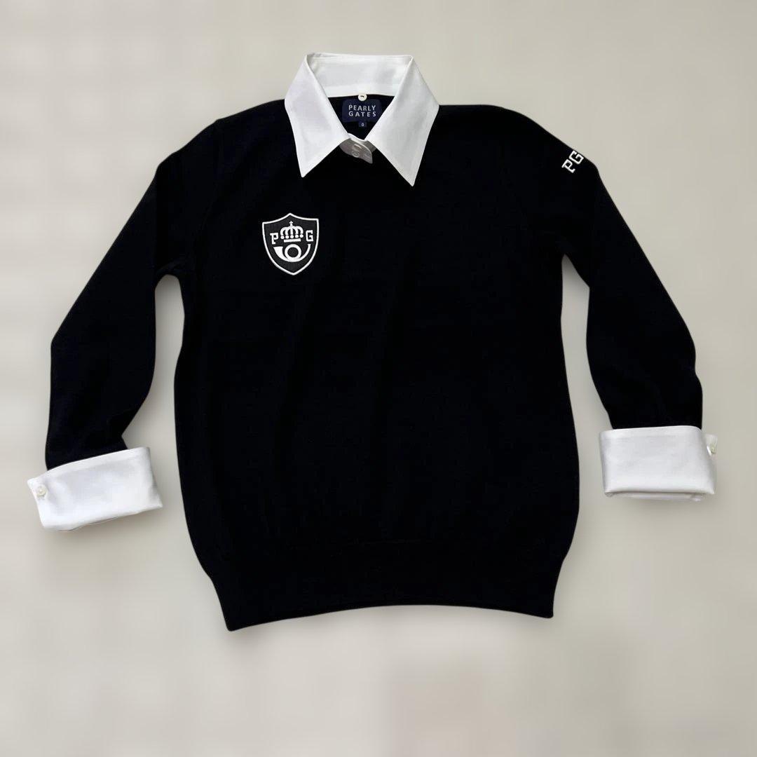 PUBG 黒 襟付きセーター