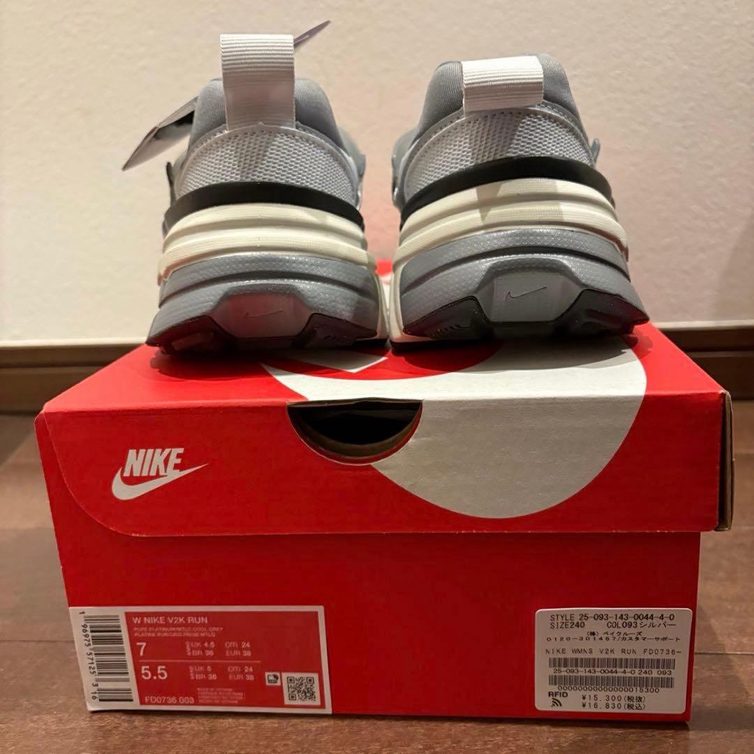 NIKE W V2K RUN FD0736-100 【24cm】