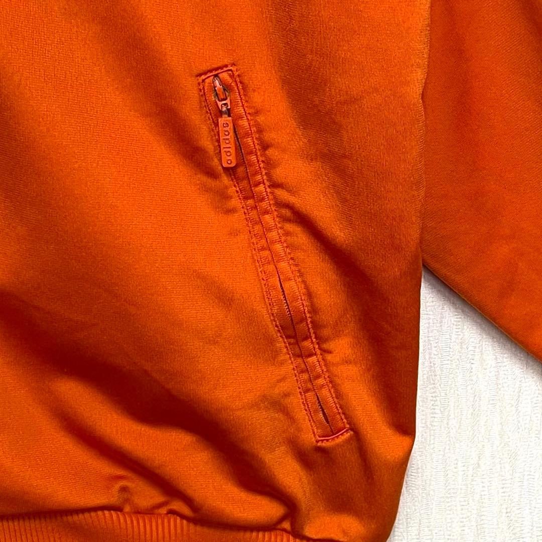 【松村北斗着用‼️】90s adidas ジャージ M相当 オレンジ 紺 古着