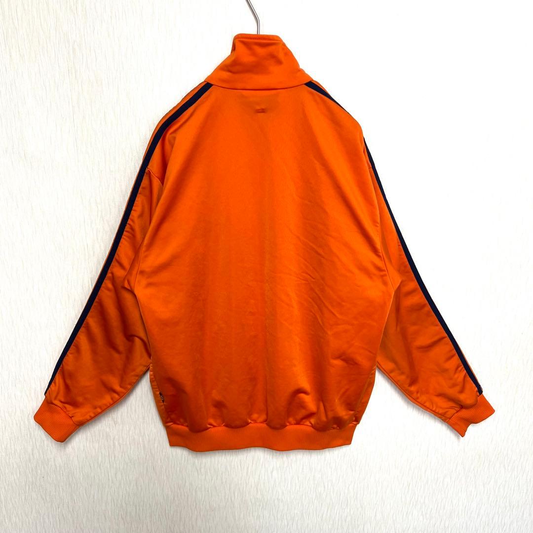 【松村北斗着用‼️】90s adidas ジャージ M相当 オレンジ 紺 古着