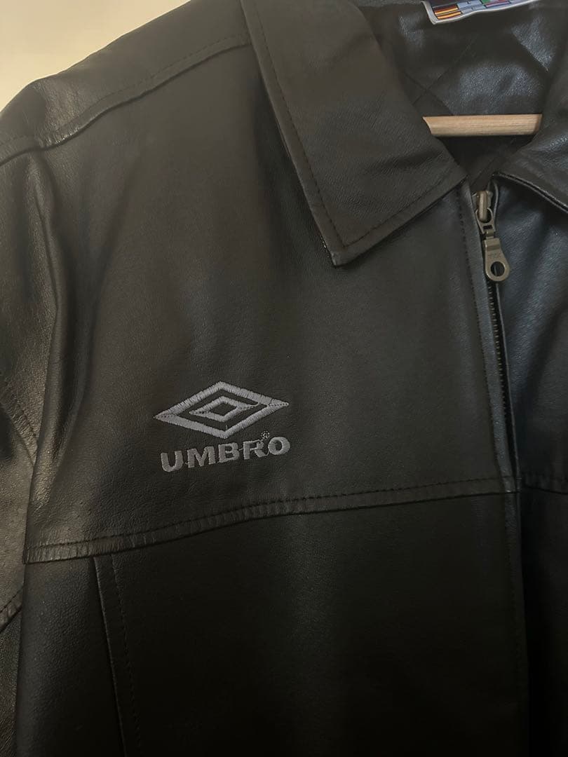 ま*。様 超激レア‼︎umbro 90s マンチェスターユナイテッド レザーハー