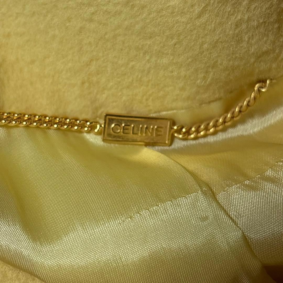 セリーヌ コート ジェーシーシー期 L相当 イエロー ロング丈