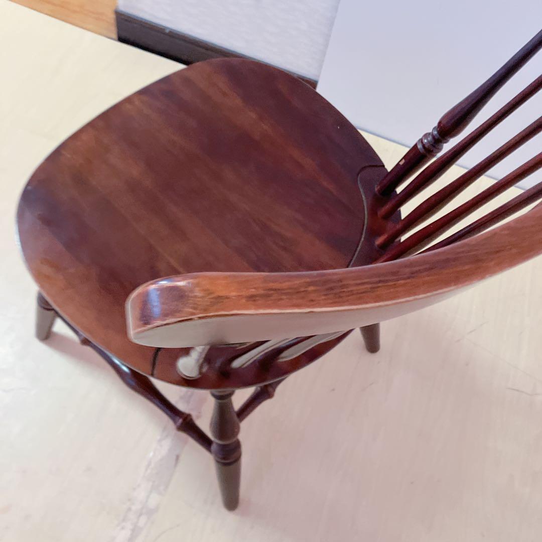 KASHIWA 柏木工　ウィンザーチェア　1脚　ダイニングチェア　木製チェア　①