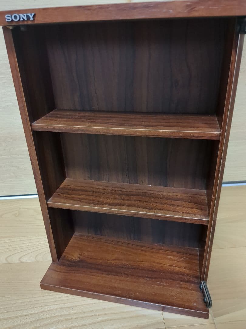 SONY　カセットラック　木製