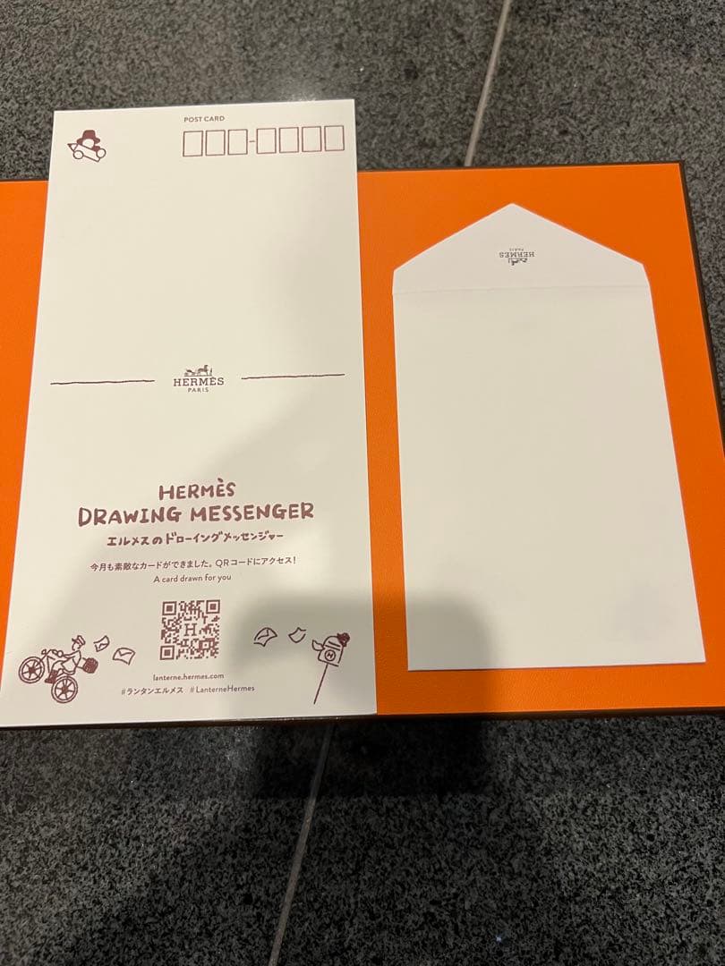 新品未使用　エルメス　カシミヤマフラー 《レクトヴェルソ》