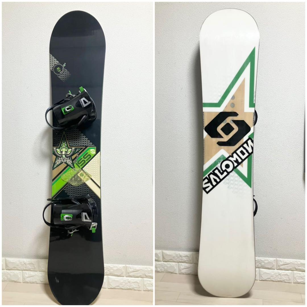 バック付/SALOMON SSIサロモン スノーボードセット155cm/バインM