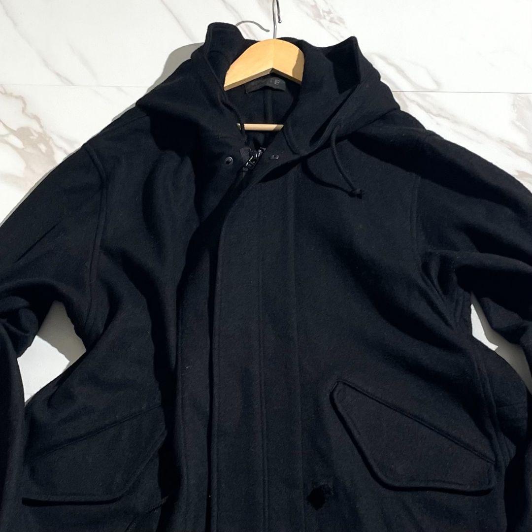 ヨウジヤマモト S’YTE ロング コート モッズ ウール 黒 ブラック