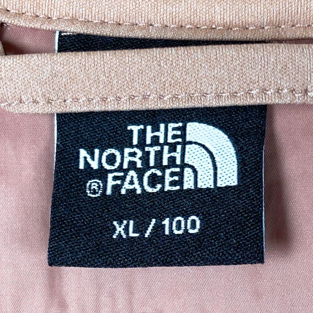 ノースフェイス フルジップ コート ロング 両面ロゴ刺繍 XL 100