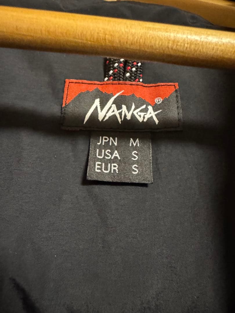 NANGA 黒 ダウンジャケット　Mサイズ