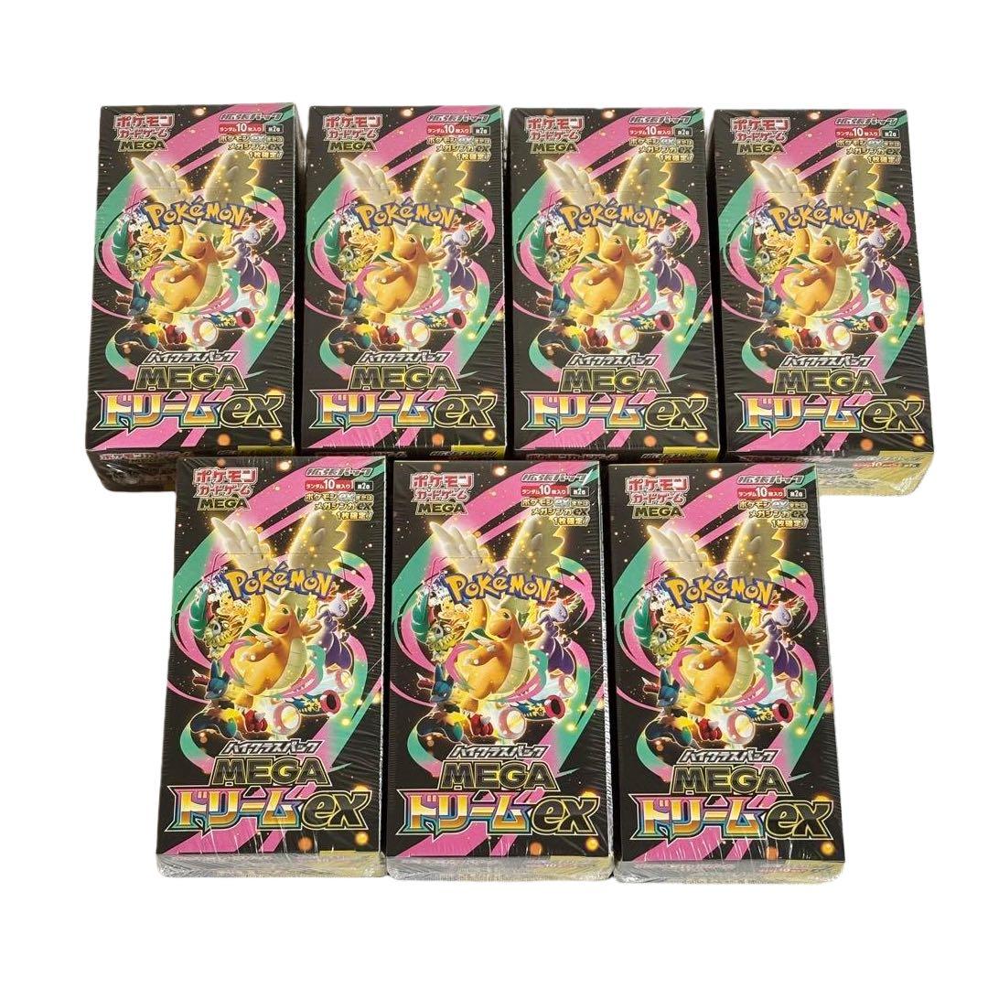 新品未開封 ポケモンカード MEGAドリームex 7BOX シュリンク付き