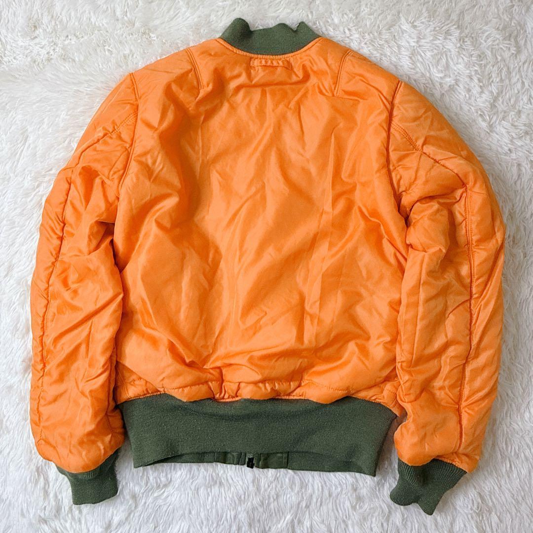✨美品✨ アルファ MA-1 フライトジャケット 緑 L 中綿 y2k 短丈