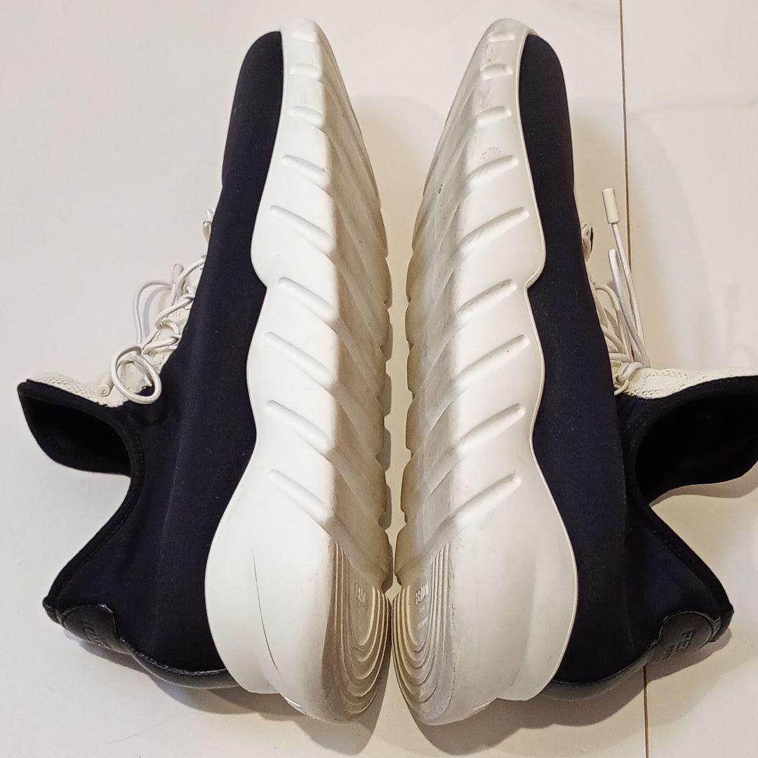 【希少・美品】FENDI　ローカットスニーカー　7E1307　ズッカ　バイカラー