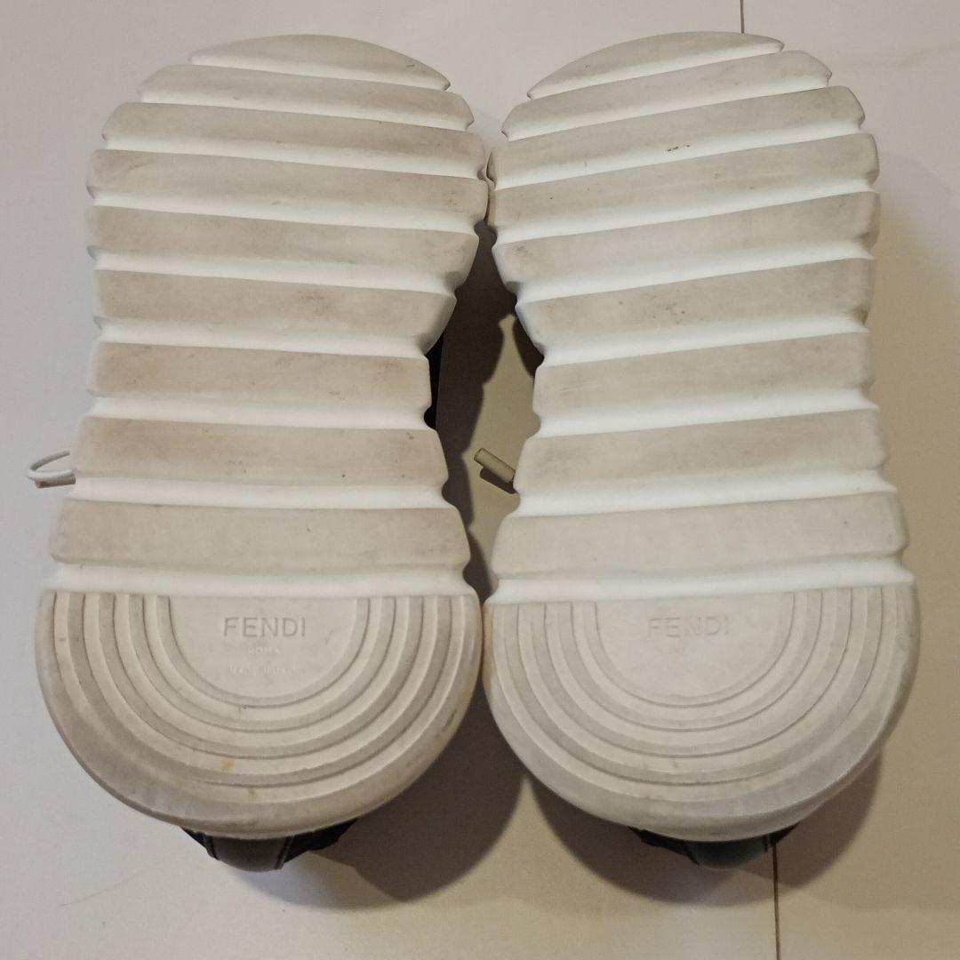 【希少・美品】FENDI　ローカットスニーカー　7E1307　ズッカ　バイカラー