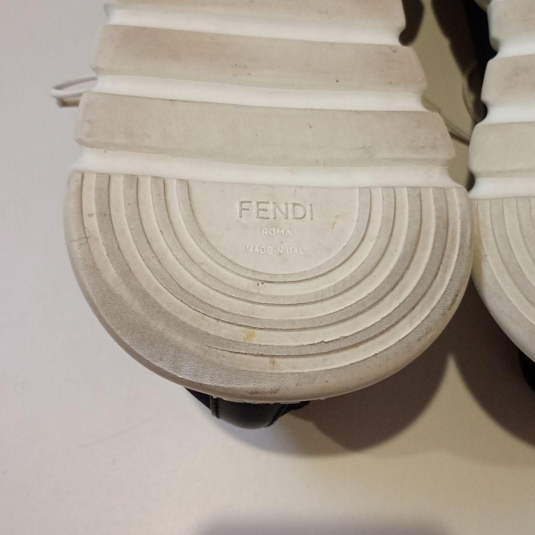 【希少・美品】FENDI　ローカットスニーカー　7E1307　ズッカ　バイカラー