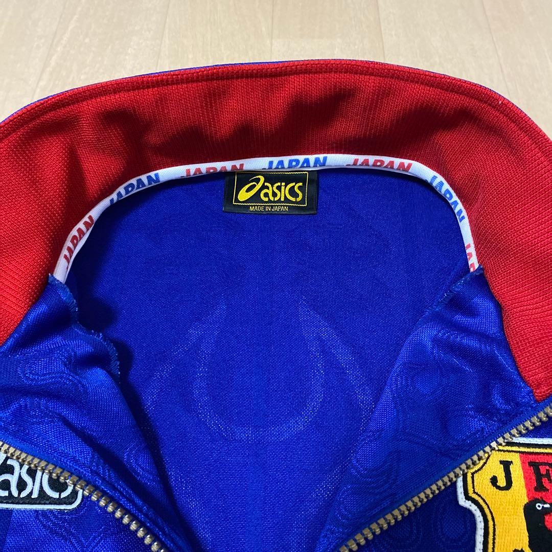【美品】アシックス　98年製　サッカー日本代表 ジャージ　ファイヤー　JFA