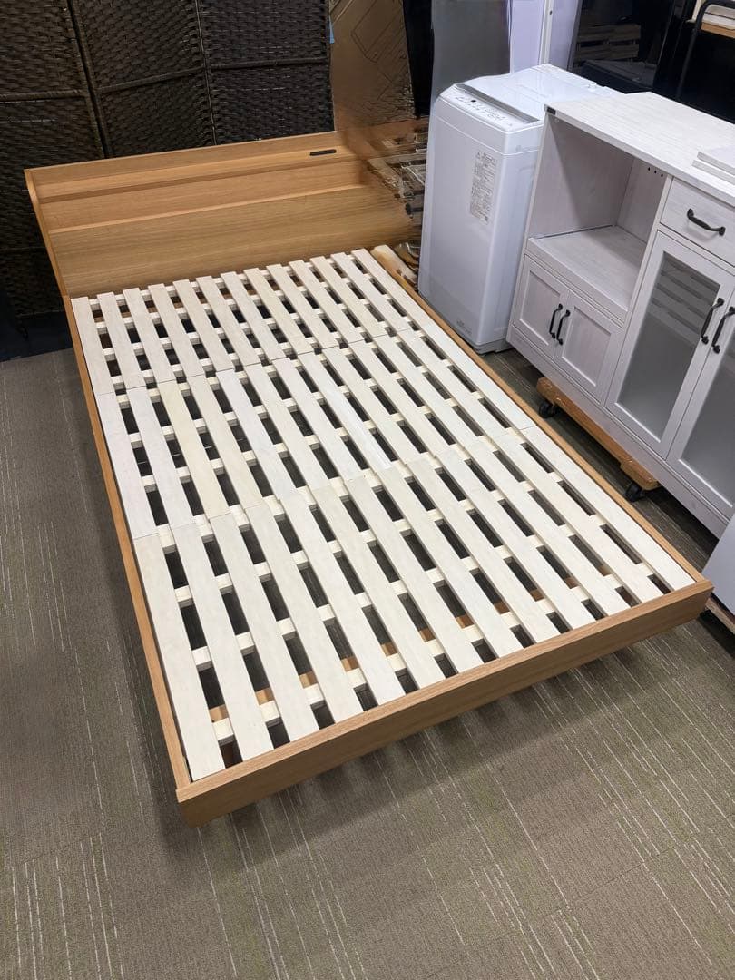 オッスラです！【超美品】Märikka マリッカ　すのこベッド　セミダブル