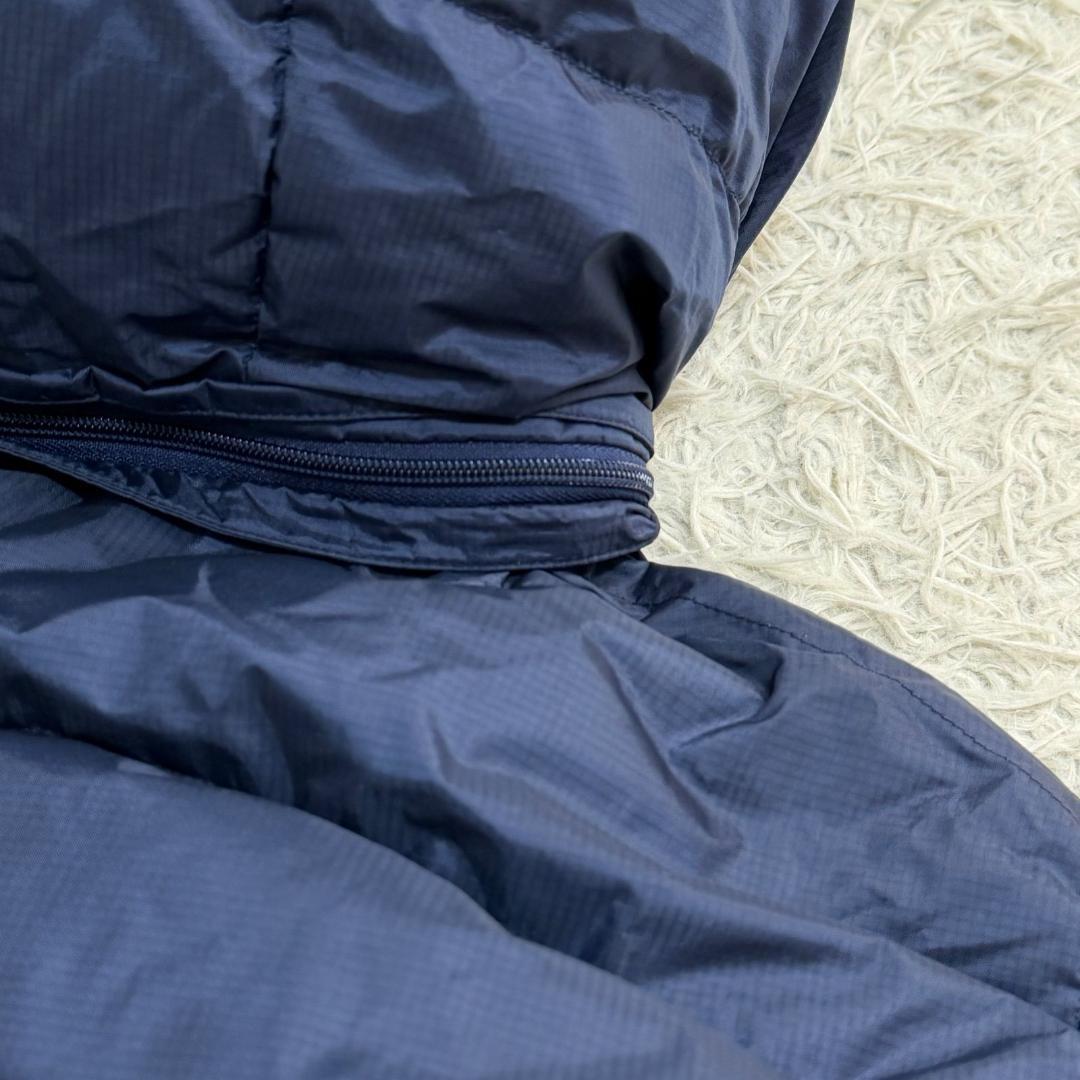 16805✨モンベル パーマフロストダウンパーカ ドローコード S ネイビー