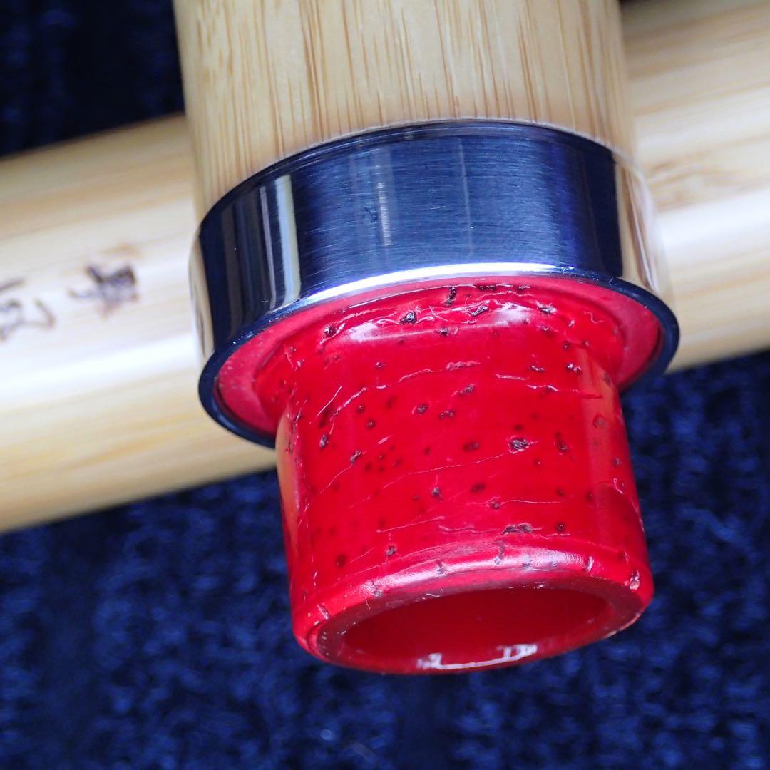 尺八 銘管 蝴蝶 1尺９寸(C♯管)七孔 品番0153