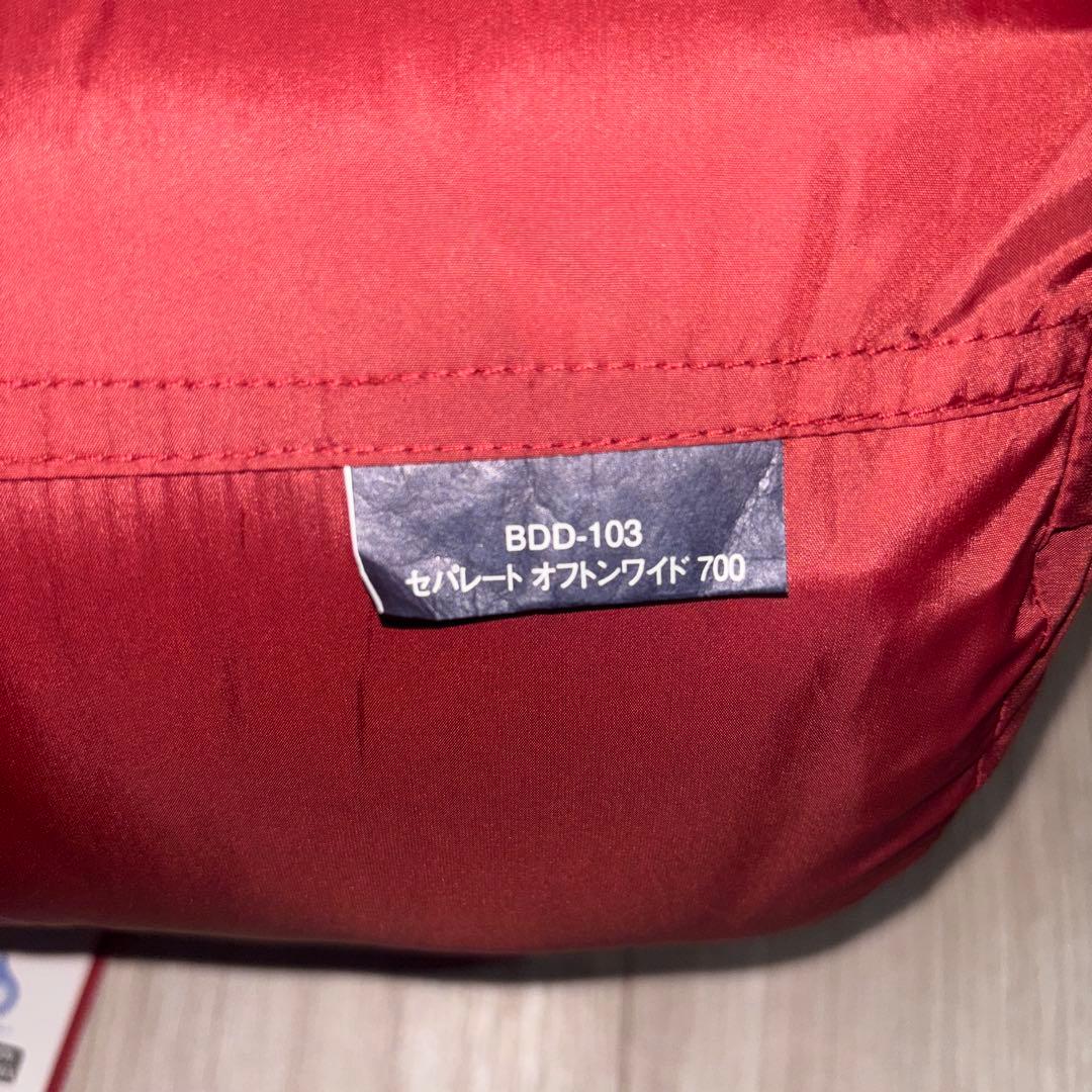 新品未使用　スノーピーク セパレート オフトンワイド 700 シュラフ 寝袋