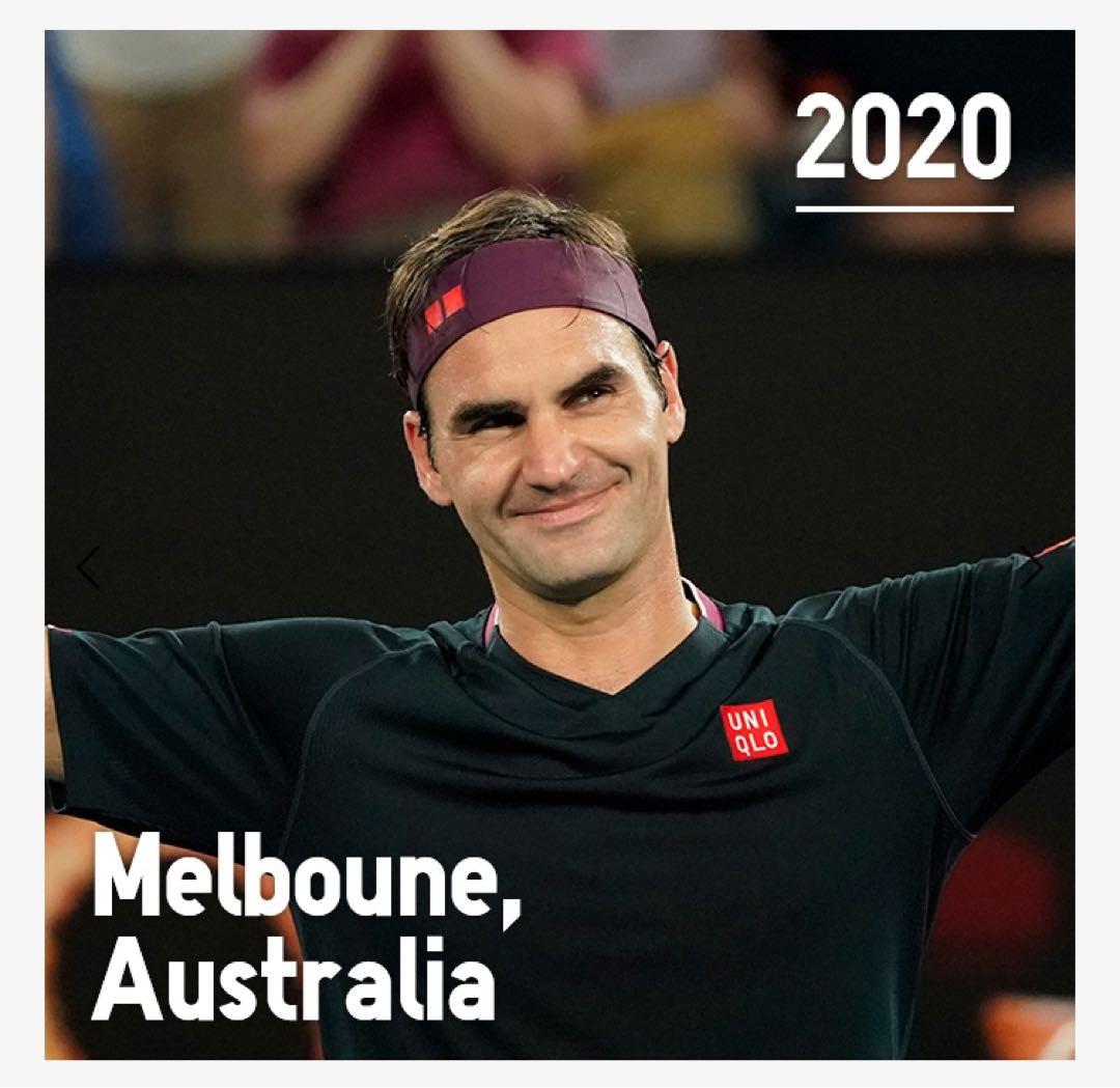 UNIQLO テニスウェア フェデラー2020年全豪オープンモデル２枚セット