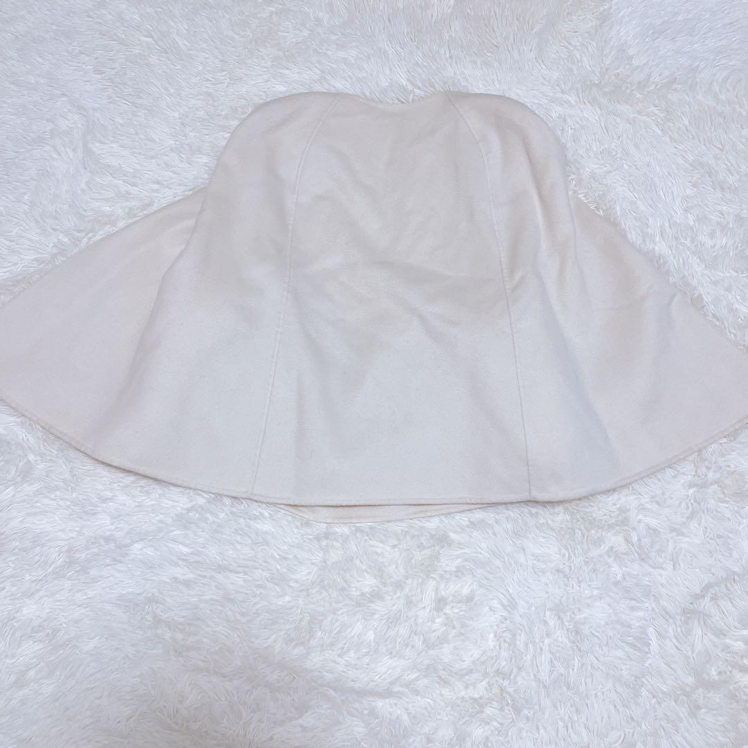 セルフォード ファーポケットリバーケープジャケット 23aw ホワイト